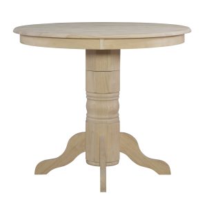 Round Gathering Table w/ Traditional Pedestal