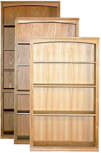 Unfinished Oak or Maple Bookcases