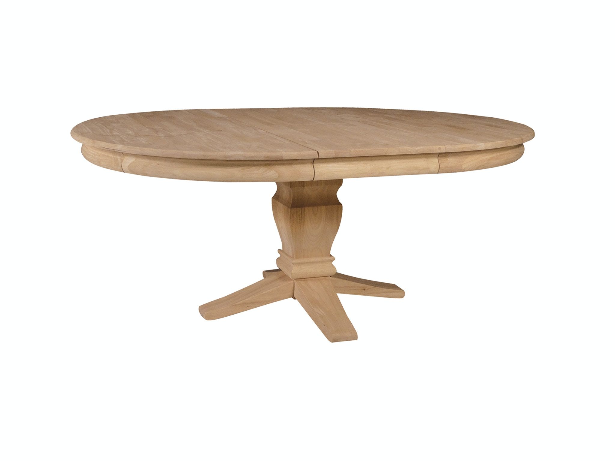 Round Extension Table w/ Java Pedestal