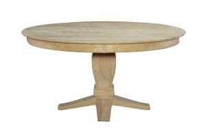 Round Table with Java Pedestal