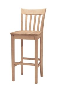 Modern Mission Bar Stool