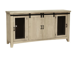 70" Barn Door  TV Console