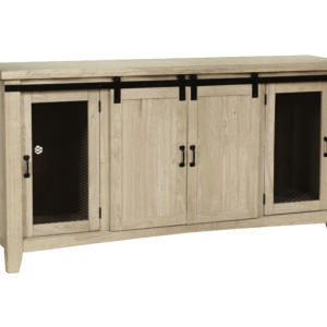 70" Barn Door  TV Console