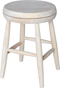 Scoop Seat Swivel Stool - 18"