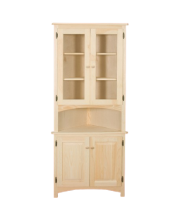 Amish Corner Cabinet