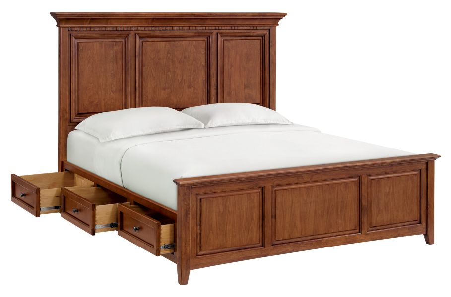 McKenzie Grand Storage Bed King