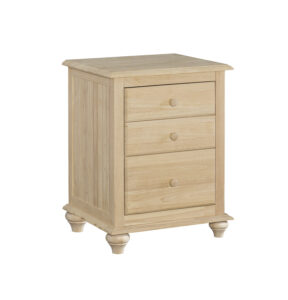Cottage 3 Drawer Nightstand