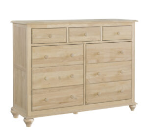Cottage 9 Drawer Dresser