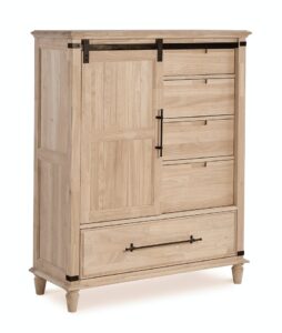 Farmhouse Chic Sliding Door Chest