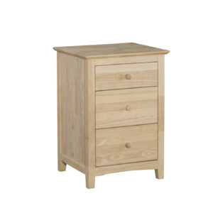 Lancaster 3 Drawer Nightstand
