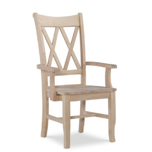 Double X Back Arm Chair