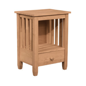 Mission End Table with Drawer