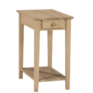 Narrow end table