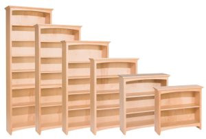 Unfinished 30" wide bookshelves